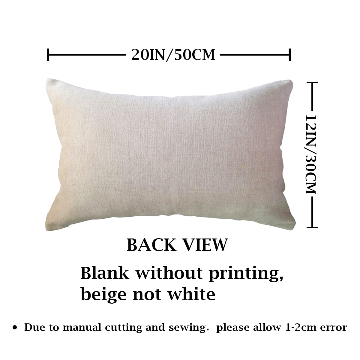 ULOVE LOVE YOURSELF Relax Lumbar Throw Pillow Case 12×20 Inch Housewarming Gifts Farmhouse Black Decorative Rectangular/Waist Cushion Cover for Sofa Beach Porch Bench Decor(12"×20", Black)
