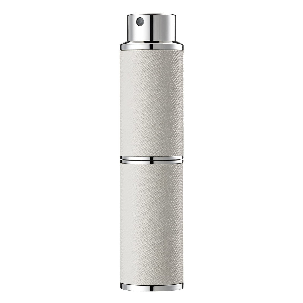 owlyee 8ML Perfume Atomizer, Empty Leather Cologne Spray Bottle, Mini Perfume Sprayer Dispenser for Travel (1PCS, White)
