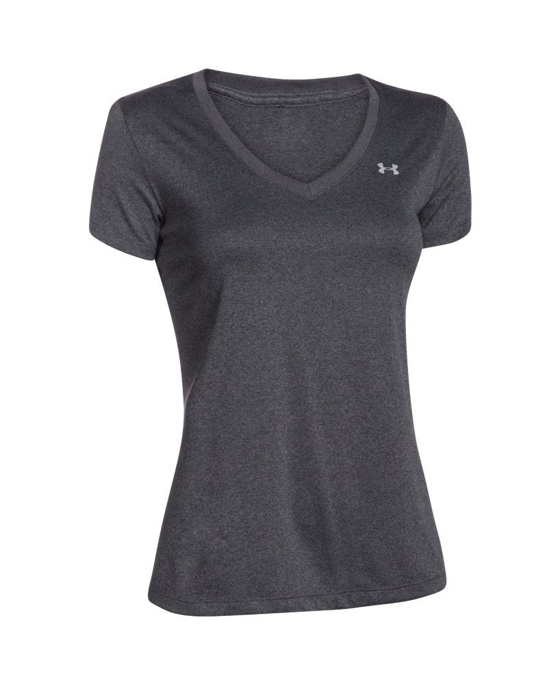 Under Armour Women's UA Tech™ V-Neck SM Gray