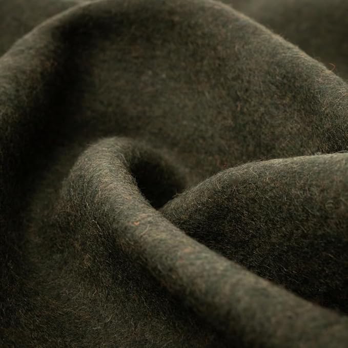 Arcturus Military Wool Blanket - Warm, Thick, Washable - Great for Outdoors, Camping, Stadium Blanket, Picnics, Travel - Car & Bushcraft Survival Kits, Large 64in x 88in 4.5 lb