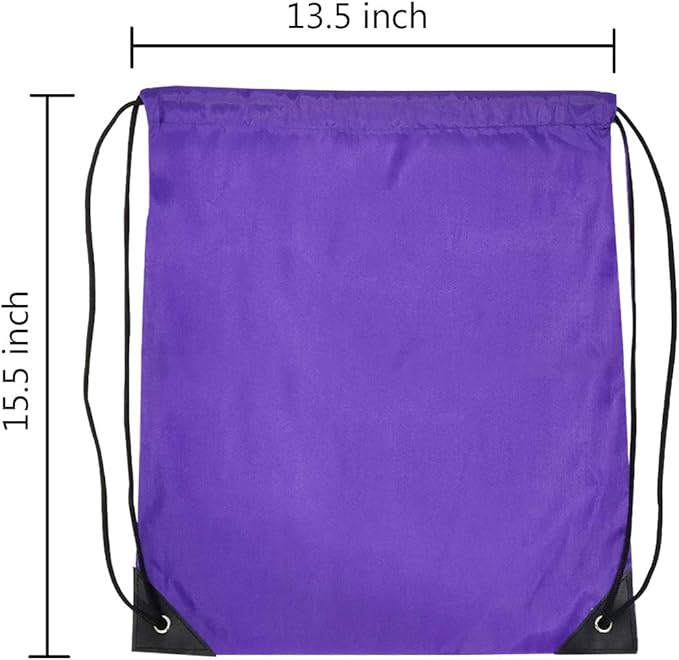 GoodtoU Drawstring Backpack 30 Pcs Draw String Sport Bag Bulk Gym Sack Drawstring Bag Nylon Bag 10 Colors