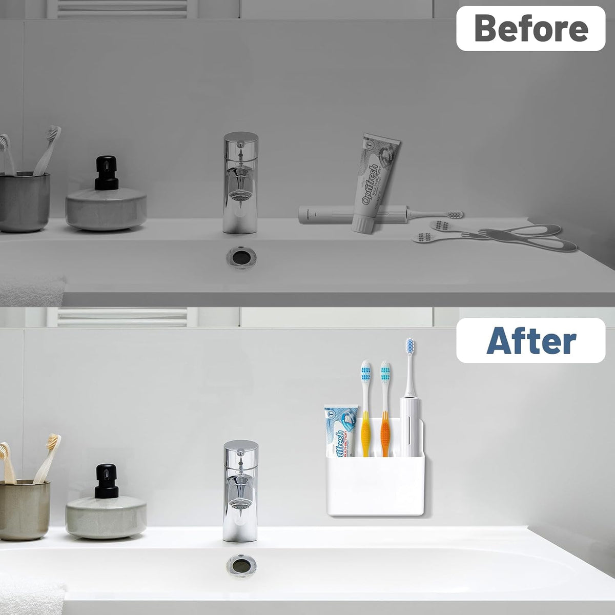 Magnetic Toothbrush Holder for Cruise Ships, Wall-Mounted Bathroom Organizer for Cruise Stateroom, Cruise Essentials and Must Haves 2025&2026