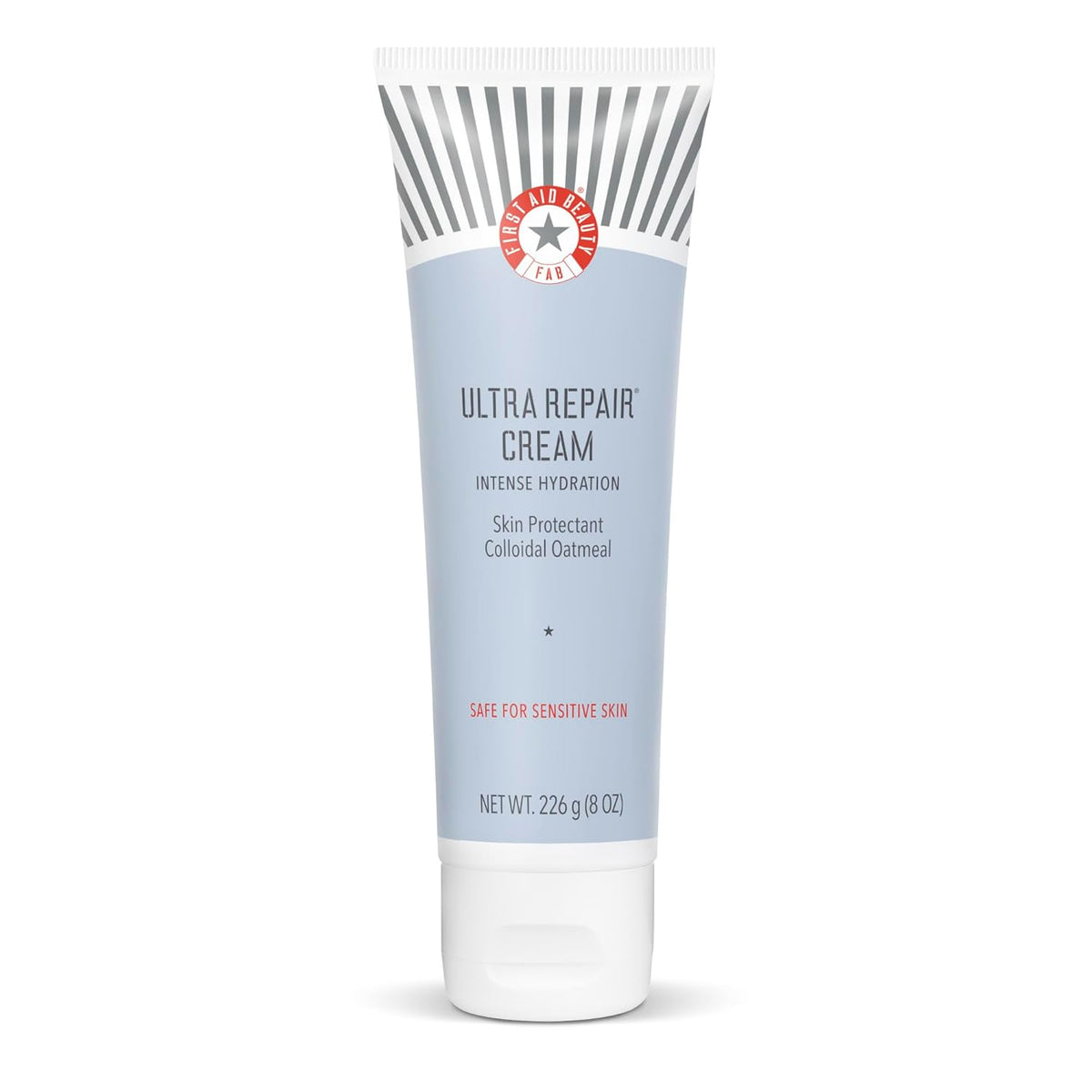First Aid Beauty - Ultra Repair Cream, Intense Hydration Whipped Colloidal Oatmeal, Clinically Proven to Strengthen Skin Barrier in 7 Days & Helps Relieve Eczema, Luxury Face & Body Moisturizer, 8 oz