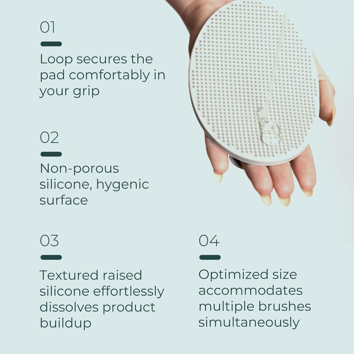 Rose and Ben Beauty Daily essentials - Everyday Brush Cleanser, Sheila Reusable Brush Towel