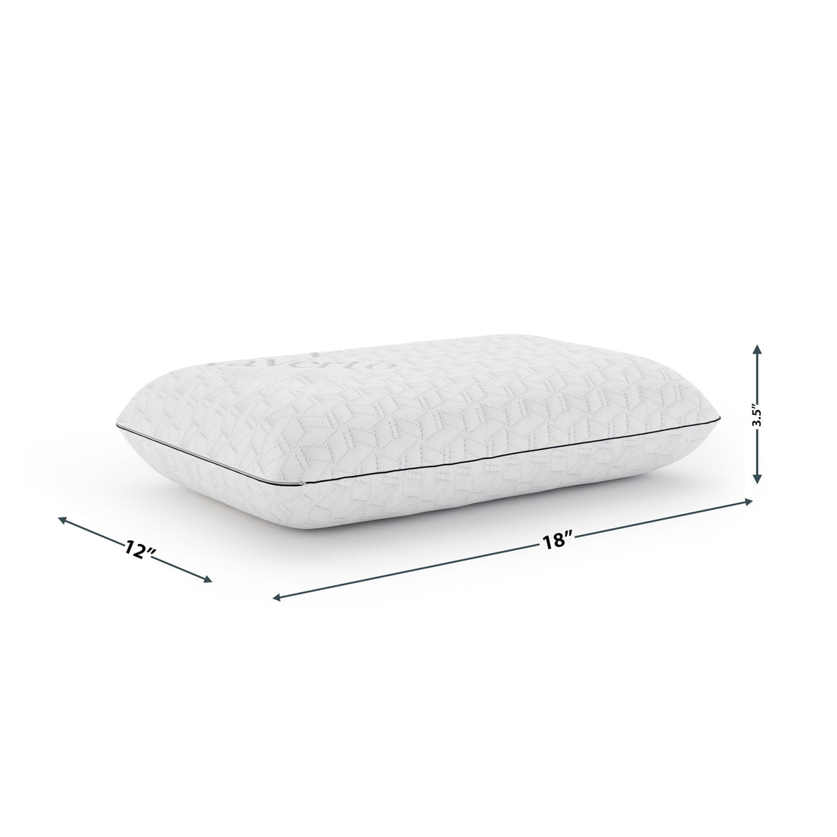 Vaverto Black Travel and Camping Pillow - Compressible Medium Firm Memory Foam, Viscose Made from Bamboo Cover, Machine Washable, Ideal for Backpacking, Airplane, Car Travel