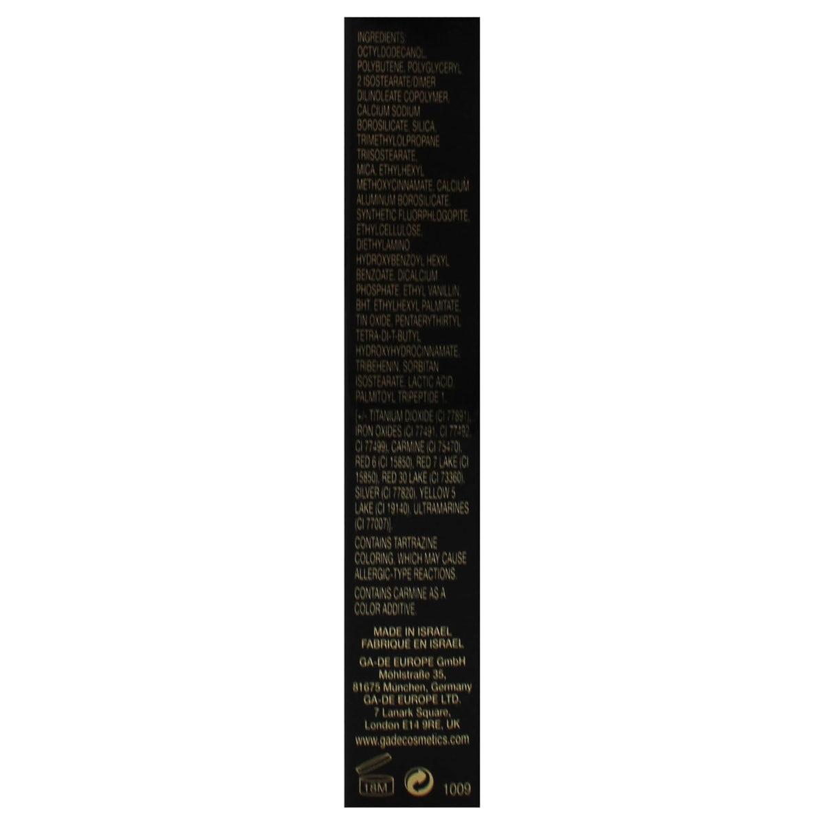 GA-DE Crystal Lights Lip Gloss, 805 - Enriched with Light-Reflecting Crystal Pearls - Smooth Silky, Rich Color - Moisturizes and Adds Shine - 0.2 oz
