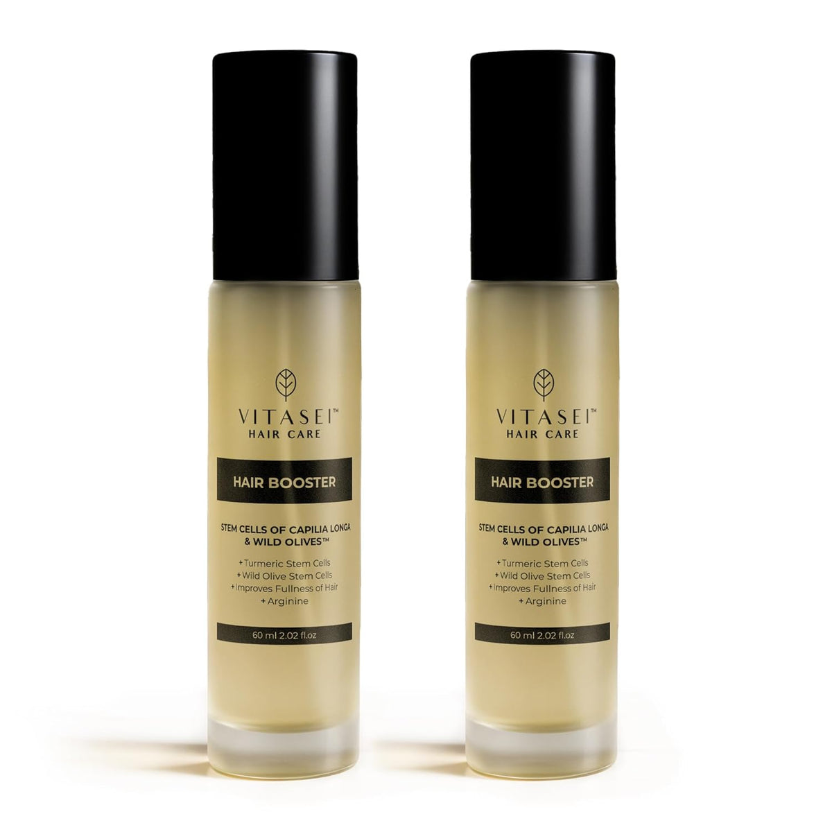 Hair Booster for Women & Men – Hair Revitalizing Serum with Capilia Longa & Arginine for Thick, Dry, Long, Damaged Hair – Peptide-Enriched Hair Tonic, 2 Fl Oz - Pack of 2