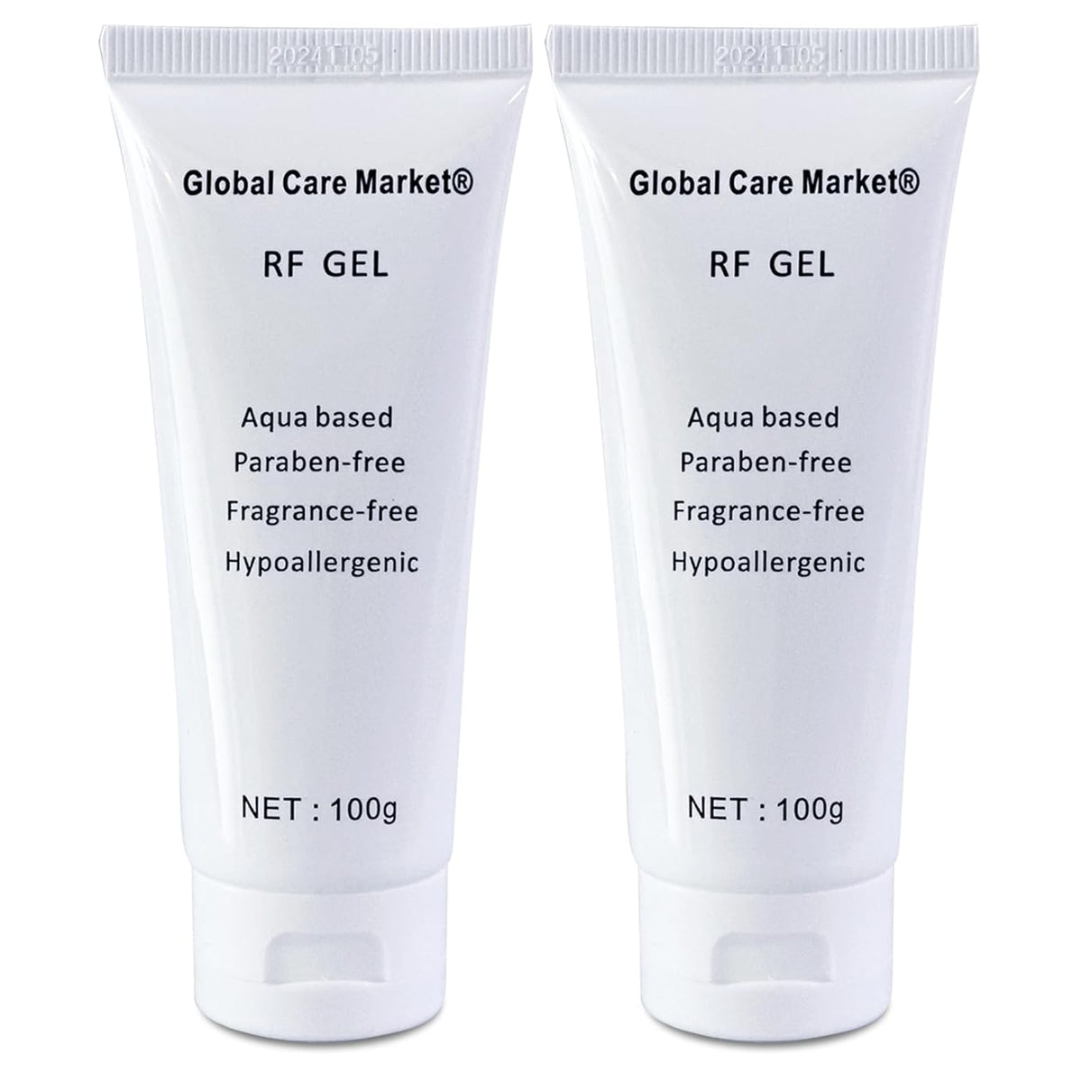 RF Gel 2 Pack-Conductive Gel for Facial Microcurrent, Skin Tightening Cream for Radio Frequency Machine, Paraben-free Skin Cooling Cream for IPL Hair Removals