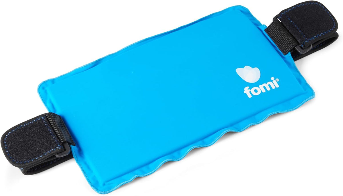 Premium Hot Cold Solid Gel Ice Pack by FOMI Care | Cool Compress for Lower Back, Shoulder, Knee, Stomach | Coccyx, Sciatica, Tailbone Pain Relief | Flexible, Reusable Heating Pad | Adjustable
