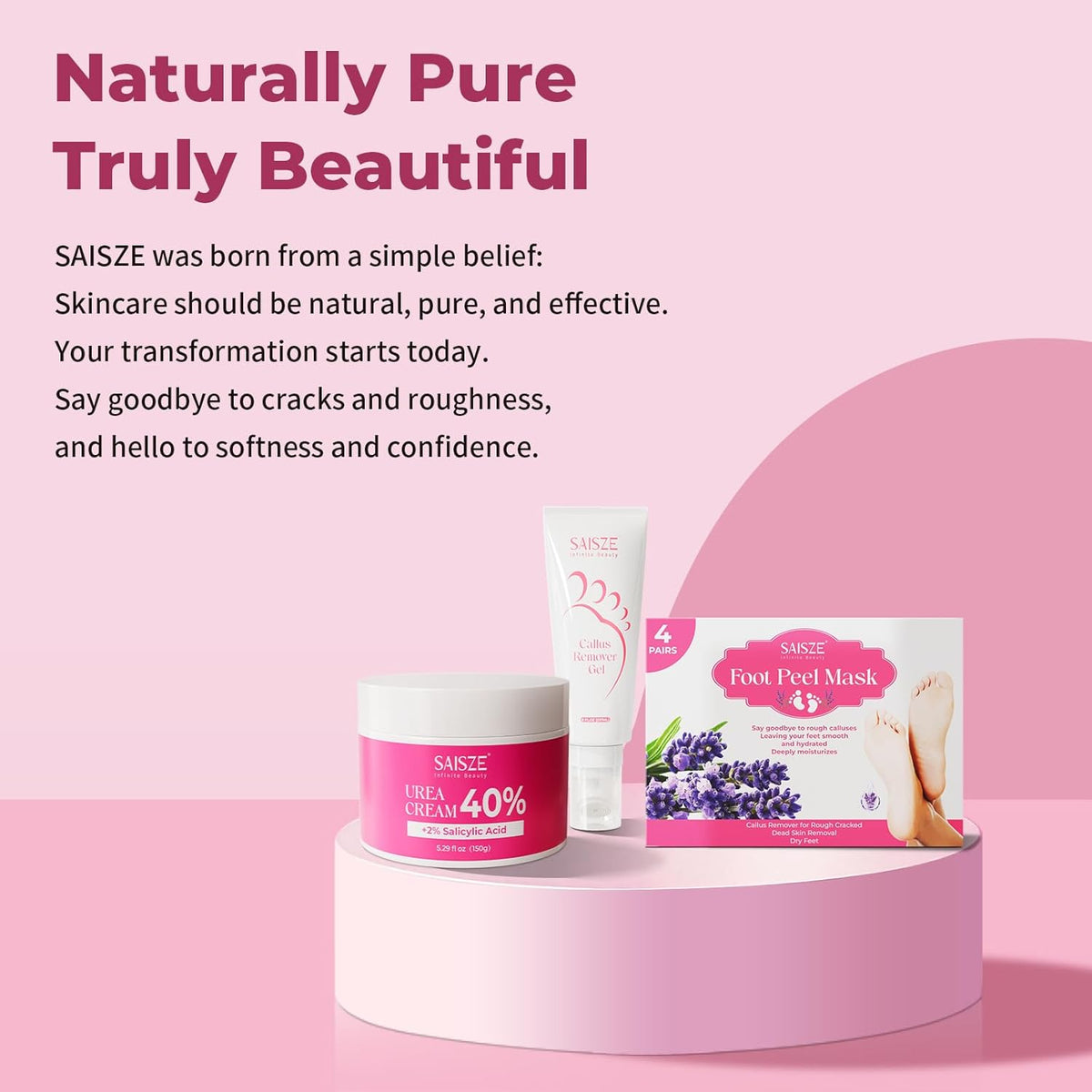 Urea Cream 40 Percent for Feet Maximum Strength, Foot Cream for Dry Cracked Heels and Feet, Moisturizer with 40% Urea and 2% Salicylic Acid, 5.29 oz
