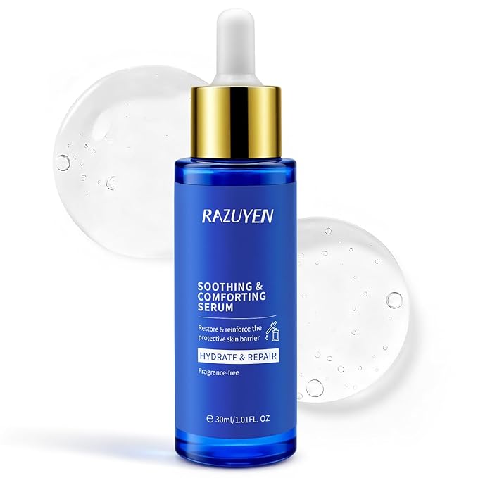Soothing Collagen Serum for Face, Repair And Moisturize Skin, Anti Aging Face Serum for Women With Panthenol, Gentiana Scabra Root Extract, 1.01 FL OZ
