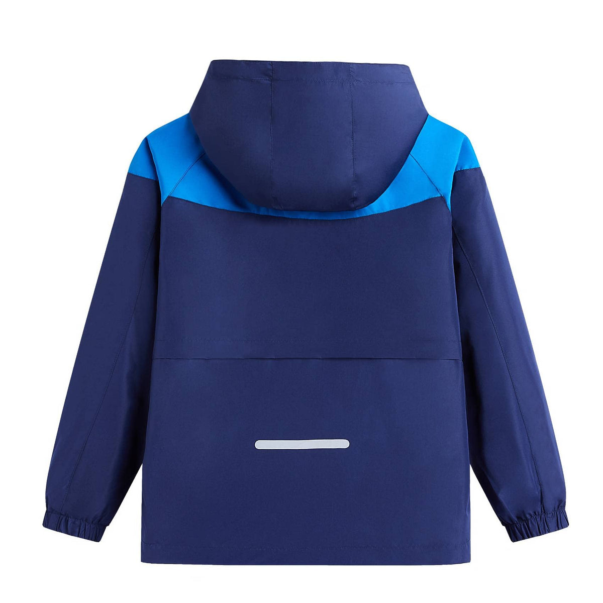 MGEOY Boys Rain Jacket Hood Lightweight Waterproof Raincoat Rain Coats for Kids Boy Navy Size 10-12