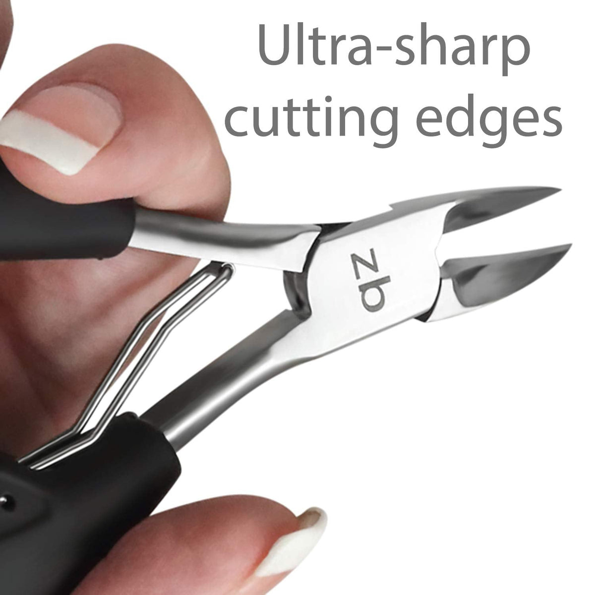 Toenail Clippers for Thick or Ingrown Toenail - Large Handle for Easy Grip + Sharp Stainless Steel - Best Nail Clipper & Pedicure Tool for Seniors - Maintain Healthy Nails with Ease