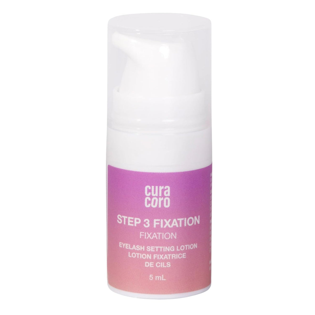 Curacoro Lash Lift Fixation Lotion - Professional Eyelash Perm Kit, Semi-Permanent Lash Curling, Nourishing Collagen, Hygiene Safe & Easy to Clean, Professional Use (Step 3)