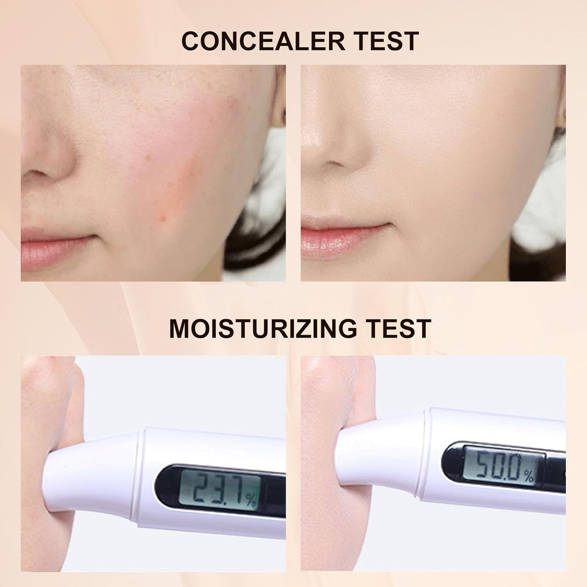 Mushroom Head Air Cushion CC Cream - BB Cream Foundation Makeup Concealer Moisturizing Oil Control, Long-Lasting & Waterproof, Easy Makeup Even Skin Tone (Medium, 3.21 Ounce (Pack of 1))