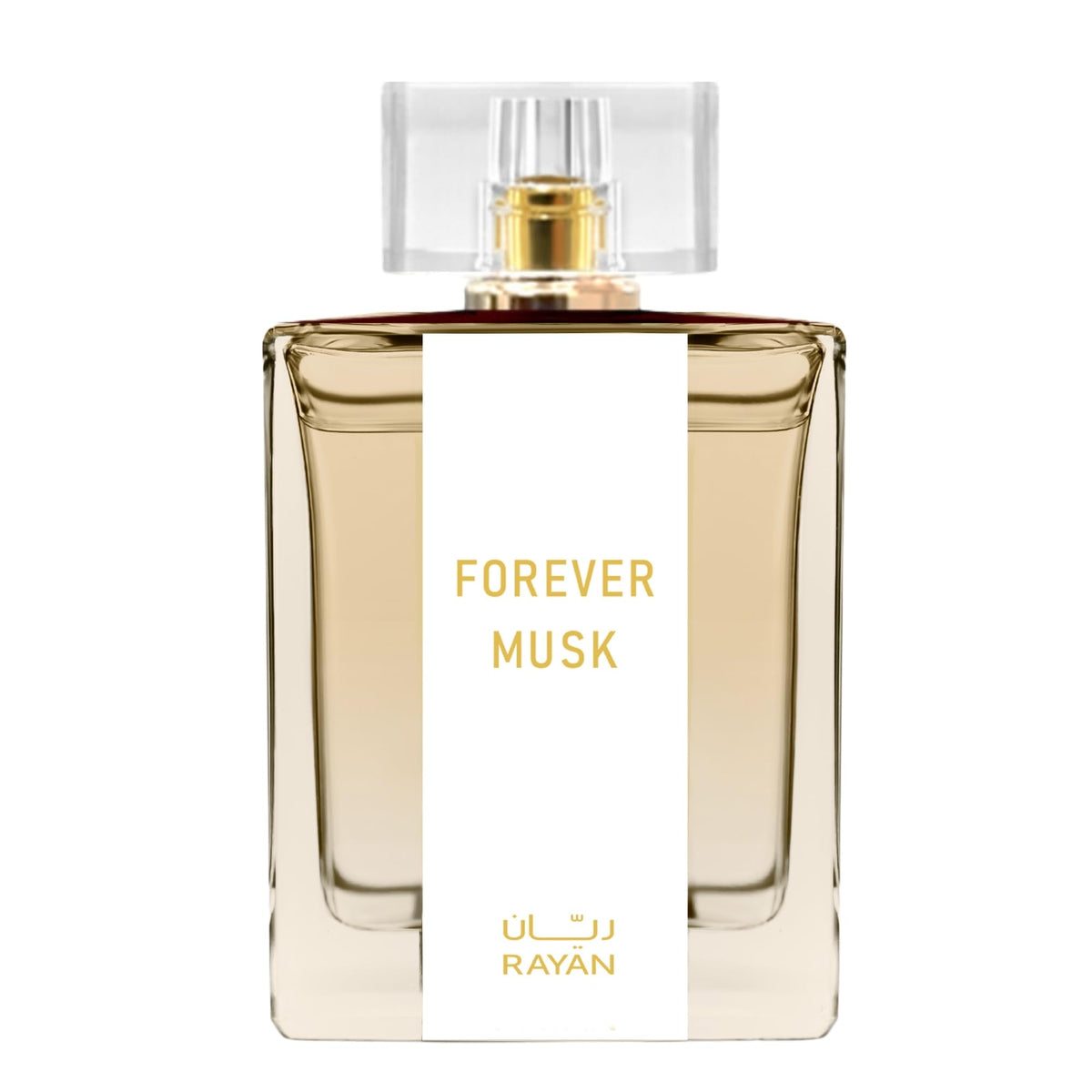 RAYAN Forever Musk Perfume for Women - Long Lasting Arabian Eau De Parfum, 100mL(3.34 Fl oz) with Florals, Sweet Nectars, Plum, Bergamot, Orange Blossom, Rose, Amber, Vanilla - Gift for Ramadan & Eid