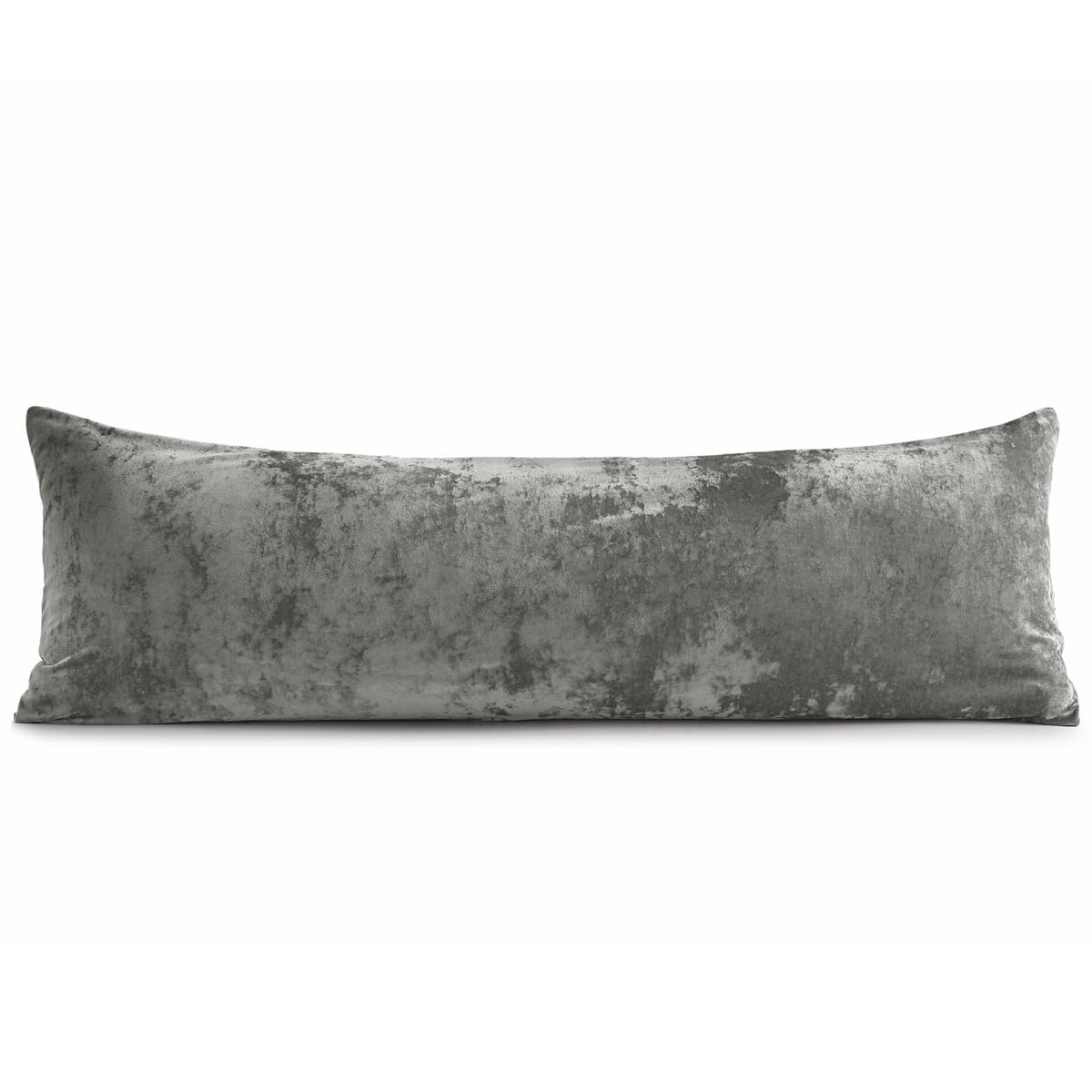 BEDELITE Velvet Body Pillow Cover with Zipper, Soft and Plush 20x54 Long Pillow Case, Velvety Smooth and Cozy Body Pillow Pillowcase for Bedroom and Couch, for All Seasons(Gray)
