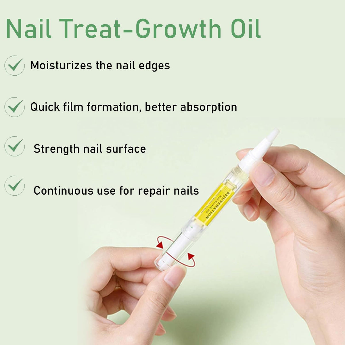 Rejuvenation Nail Growth Oil, Nail Oil For Growth And Strength Rejuvenation (2pc)