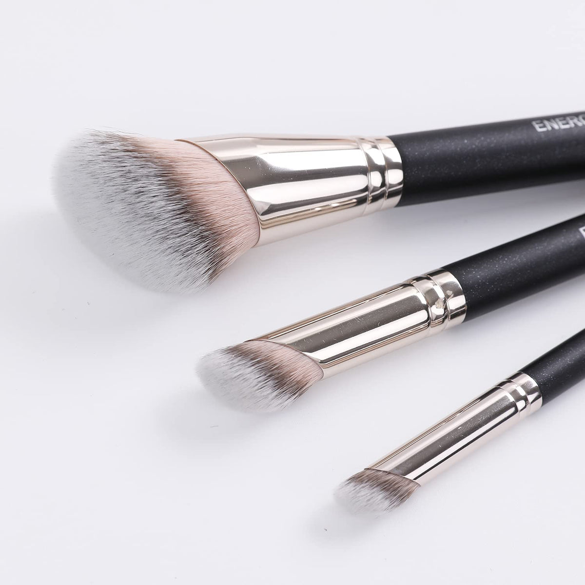 ENERGY Foundation Brush Large Powder Foundation Brush for Face Mineral Liquid Cream Powder Cosmetics - Buffing, Stippling,Blending Vegan Makeup Brushes 170S