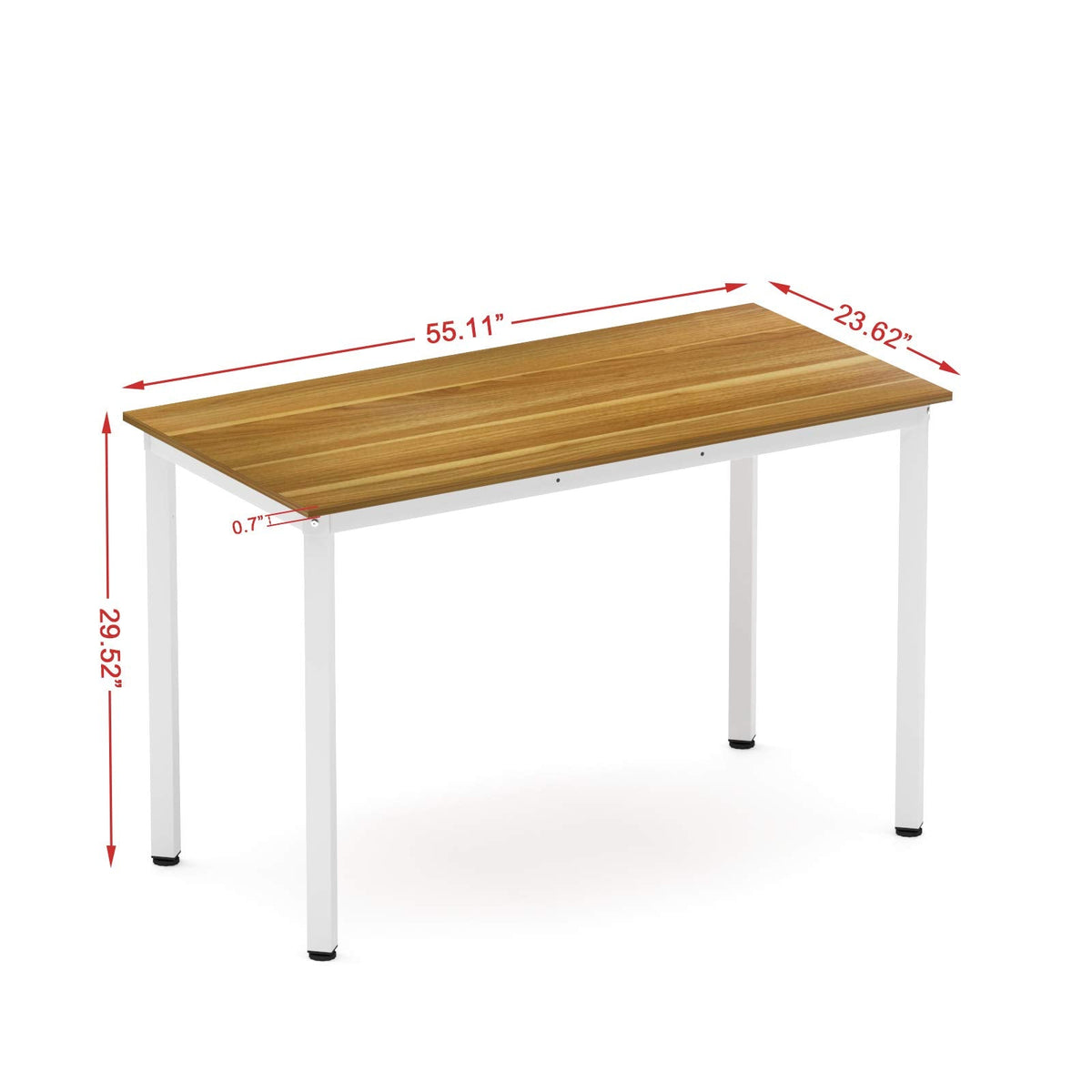 Weehom Computer Desk Home Office Writing Desk Study Laptop/Dining Table