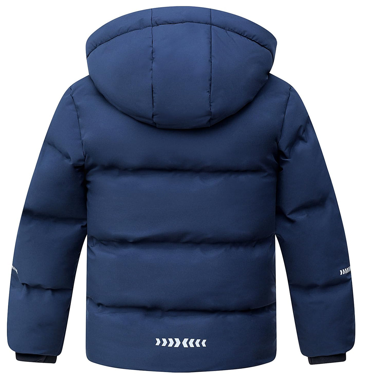 BYLESIN Kids Boy's Winter Coat Fleece Lined Waterproof Jacket Puffy Cotton Coat Thick Hooded Down Outdoor Coats