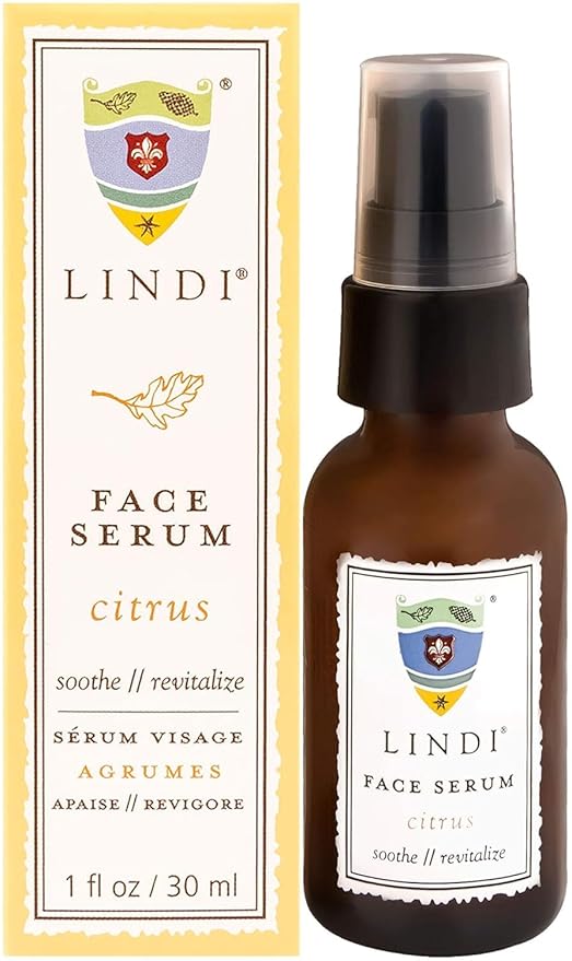 LINDI SKIN Face Serum Citrus - Ultimate Moisture and Comfort To Restore Your Skin Immediately - Reduce Facial Rash, Redness, and Itching - Relieves Uncomfortable Effects of Chemo Rash (1 fl oz)