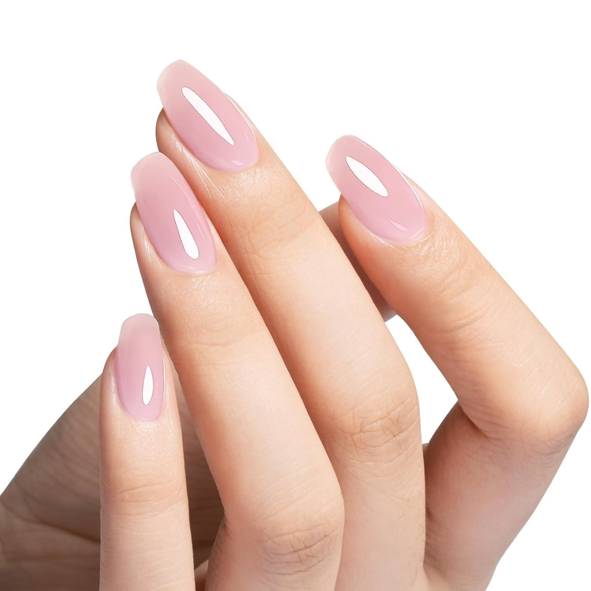 MAYCHAO Clearly Pink Builder Gel for Nails, 15ml Nail Strengthener in a Bottle, Nail Extension Hard Gel, Soak Off Long Lasting UV Light Cure