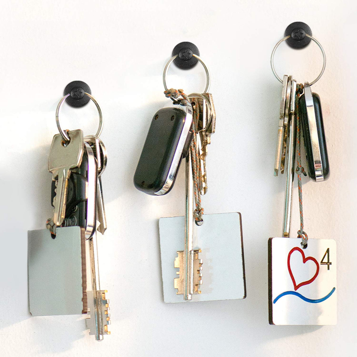 Push Pins Picture Hangers Double Headed Thumb Tacks Wall Hooks for Wall Hangings Picture Hangers Nails Small Photo Hanging Hook Pins for Home Office Photo Decor(Black,80 Pieces)