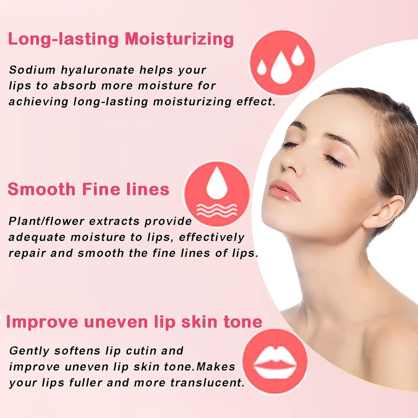 Permotary 30 PCS Collagen Lip Mask Crystal Lip Care Gel Pads for Moisturizing & Reducing Chapped, Smoothing Lip Fine Lines-Lip Patches for Firms & Hydrate and Plump Your Lips，Gold