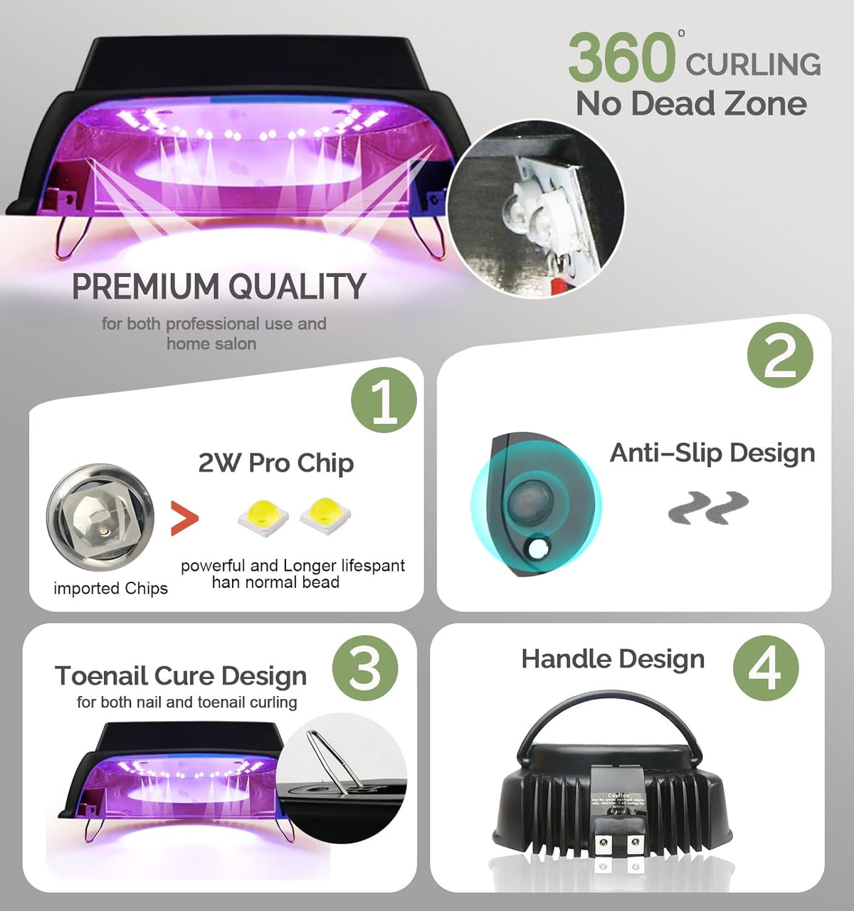 Professional Cordless UV LED Nail Lamp, Rechargeable Led Gel Nail Dryer, UV Light for Nails,Portable LED Gel Nail Curing Dryer, Curing Lamp with Touch Screen Sensor