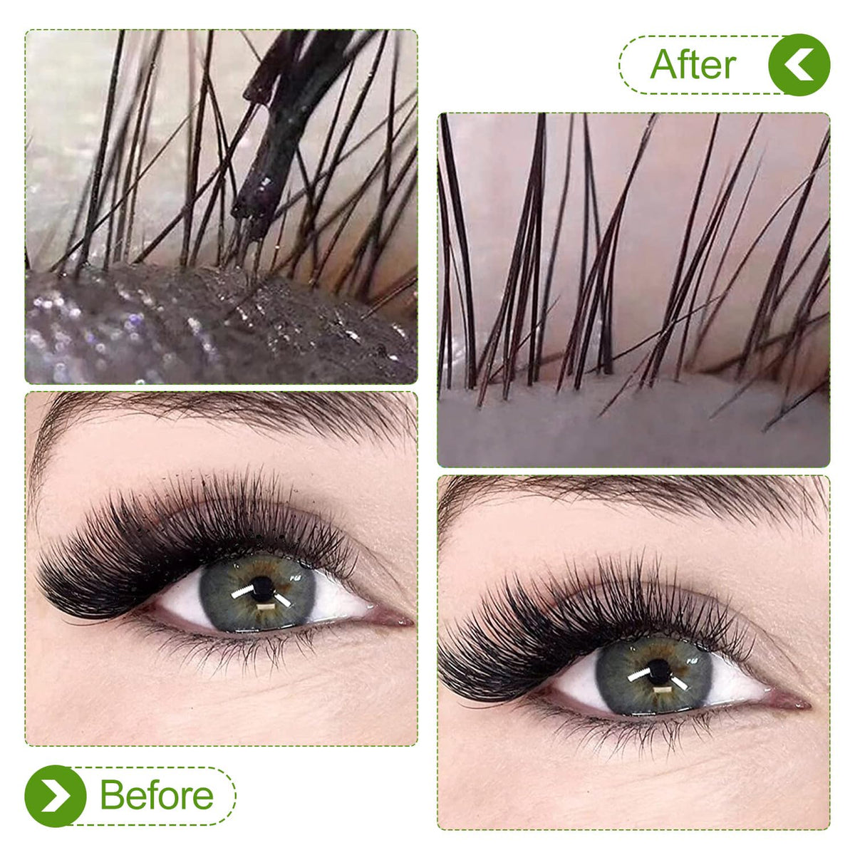 Eyelash Shampoo Concentrate 100ml Lash Extensions Cleanser Concentrate Aloe Foaming Shampoo DIY Paraben & Sulfate Free Wash for Extensions Lashes with Salon Home Care-Makes