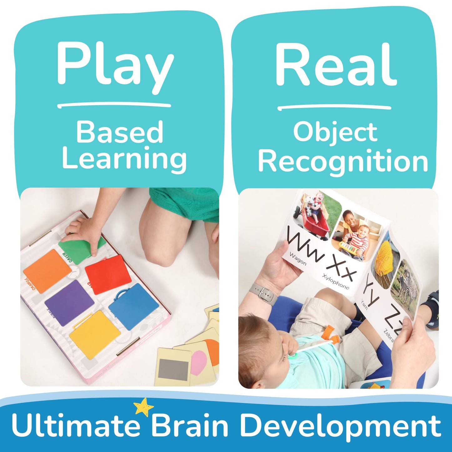 TOYVENTIVE Educational Books, Flash Cards, and Puzzles - Birthday Gifts for 1, 2, 3, and 4 Year Old Boys, Toddler Learning Toys and Activities