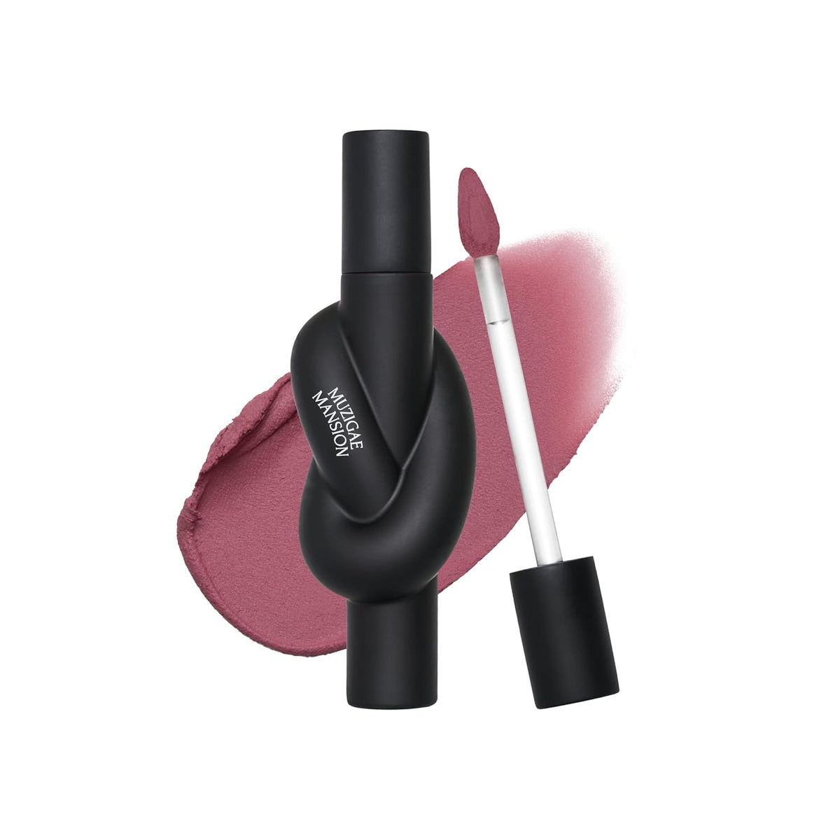 Tie Up Cover Tint - Waterproof & Long Lasting Lip Stain for Women - Korean Base Nude Tint Stick - Kbeauty Matte Gloss - Mood Color Changing (05 HUSH ROSE, 0.2 Fl oz)