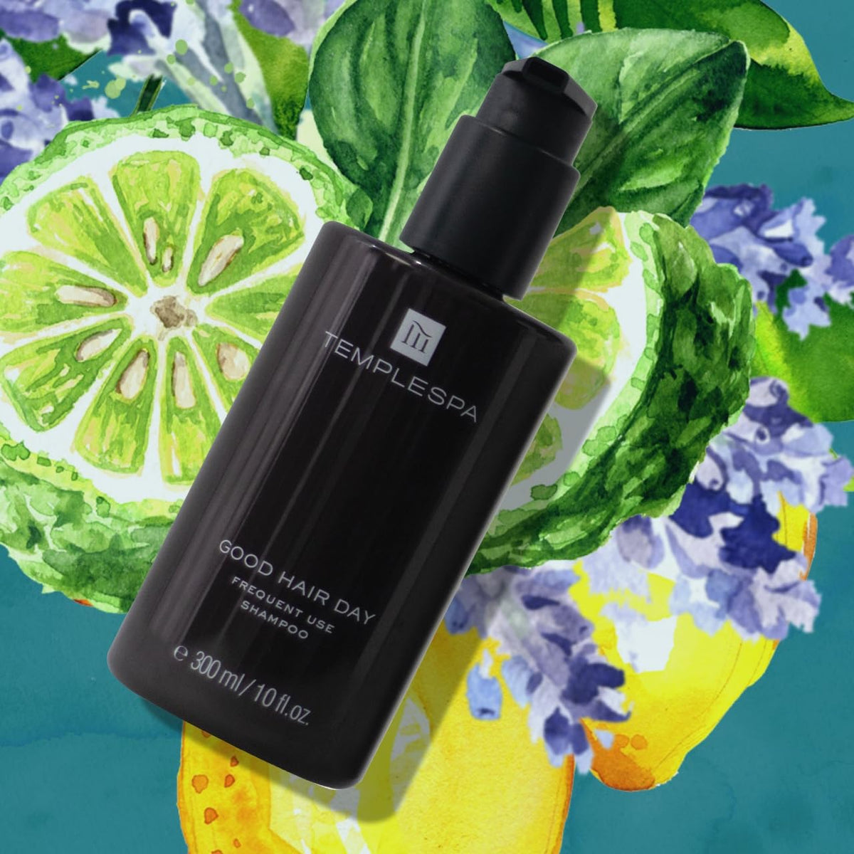 TEMPLESPA | Good Hair Day | Luxury Hair Shampoo for Smooth and Healthy Looking Hair Natural Ingredients, Free from Parabens, Phthalates and Sulphates, Cruelty-Free, Vegan 10 fl.oz.