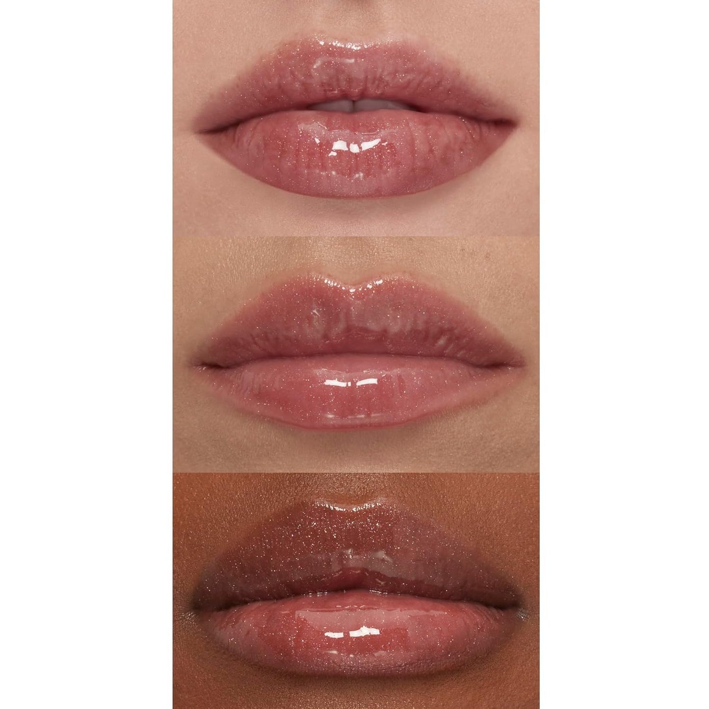 e.l.f. Lip Plumping Gloss, High-Shine Sheer Color, Hydrates & Creates Fuller Lips With Vitamin E, Vegan & Cruelty-Free, Chocolate Glaze, 0.1 Fl Oz