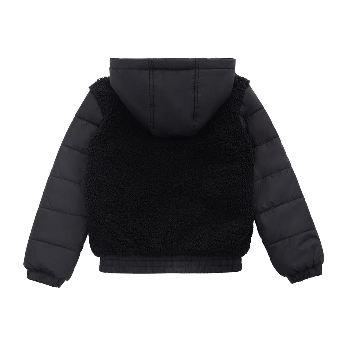 Rokka&Rolla Boys' Water-Resistant Teddy Sherpa Puffer Jacket