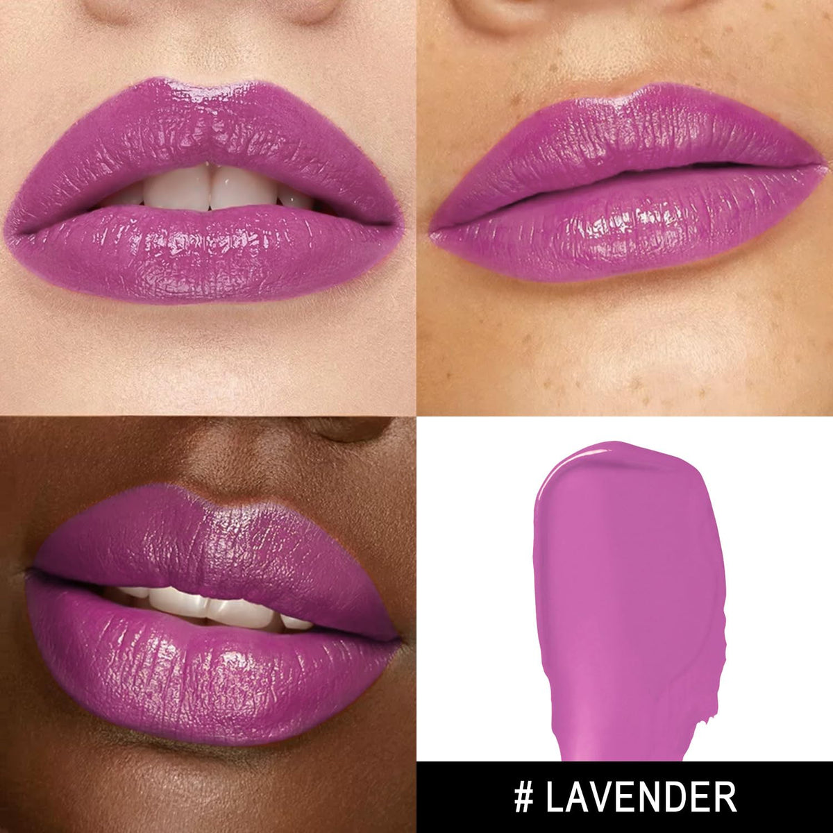 3Pc Moisture Lipsticks for Women Pink Purple Berry Lipstick Hydrate Tinted Lip Balm for Dry Cracked Lips Glossy Lip Color, MA62/65/57