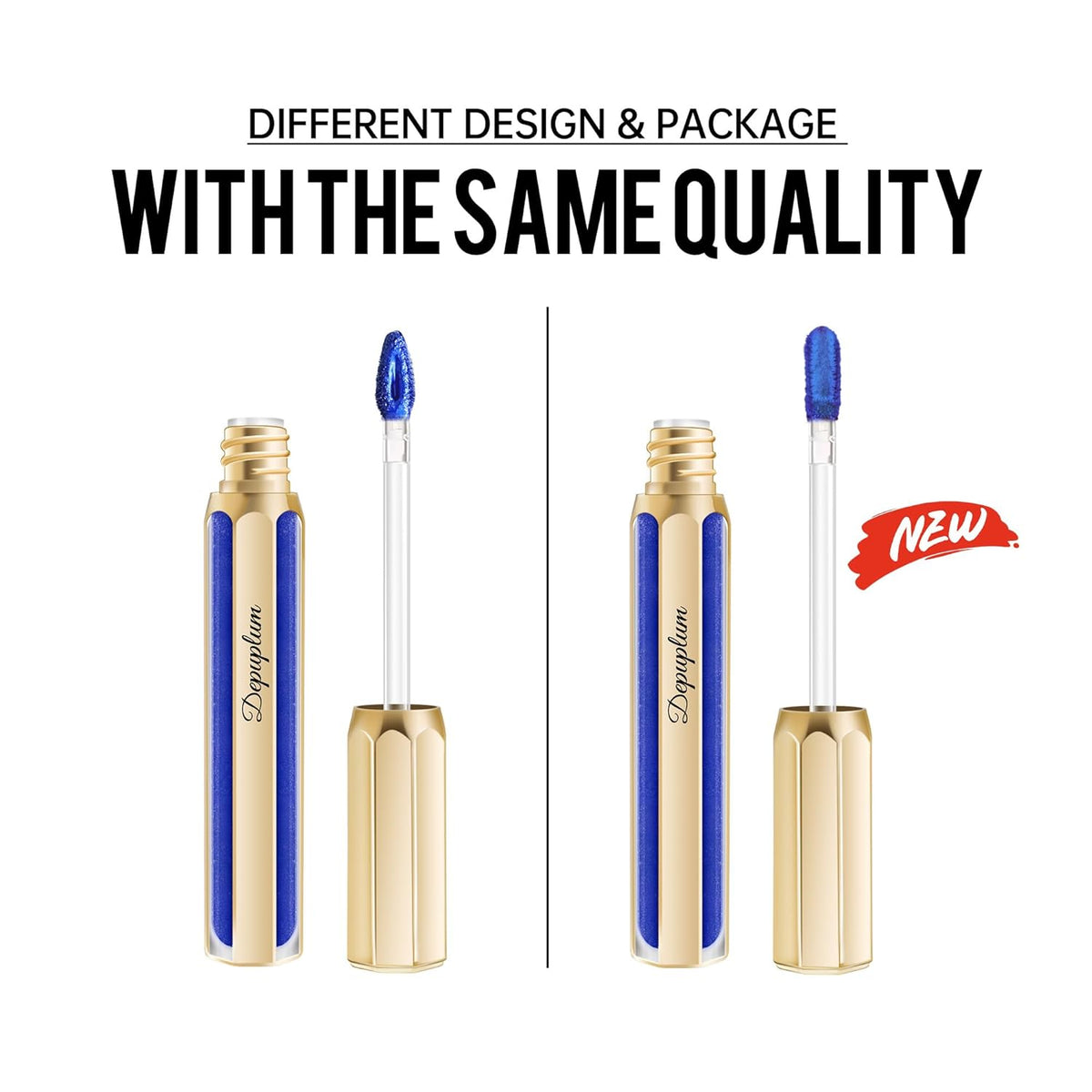 Pink Lipsticks for Women Metallic Lipstick Long Lasting Non Stick Cup Lip Gloss, Shimmer Lightweight Hydrating Full Coverage Lip Color, DP108 Mermaid
