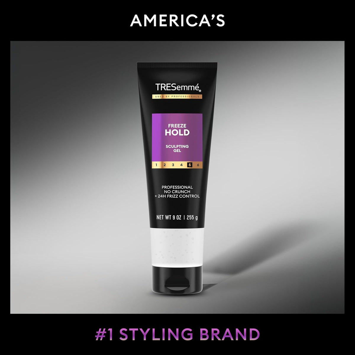 TRESemmé Mega Control Pack of 6 Alcohol-Free Hair Gel for Frizz Control with Coconut Oil 9 oz