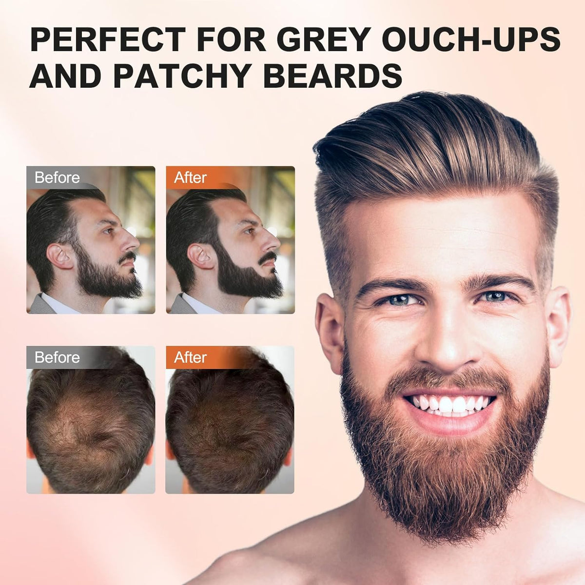 Root Touch Up Powder for Hair Coverage - Instantly Cover Gray, Thinning Hair, Hairline Shadows for Women's Eyebrows, Men's Beard Lines and Bald Spots (Light Blonde)
