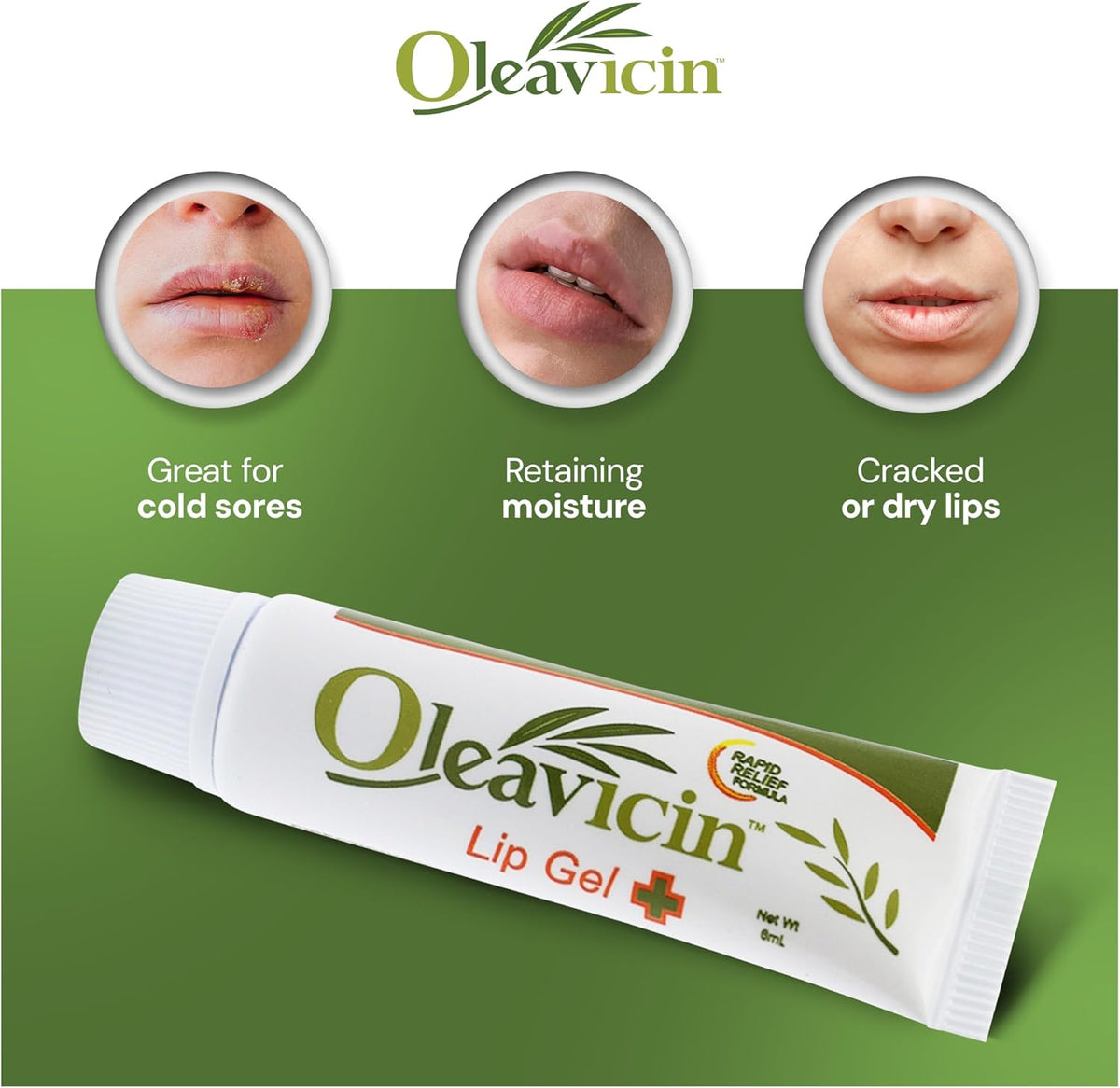 All Natural & Organic Fever Blister & Cold Sore Treatment & Relief Ointment Gel 1.3oz(3.8)