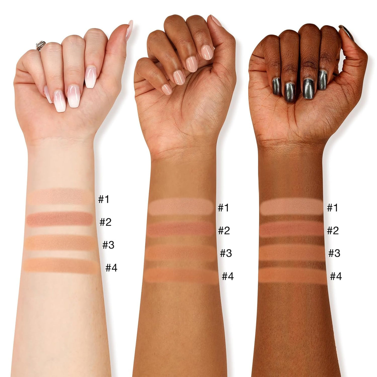 Boobeen Soft Matte Bronzer - Contour Palette for Face, Bronzing & Blush Powder, Long-lasting Buildable Bronzed Shimmer