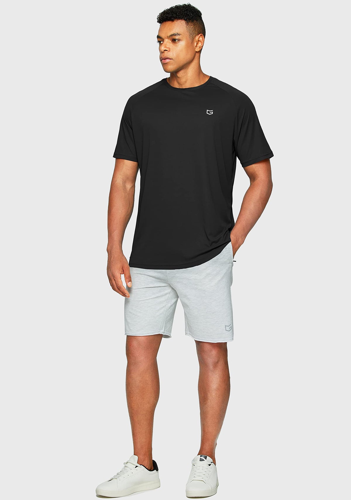 Men's Dry Fit Short Sleeve T-Shirt Crewneck Lightweight Tee Shirts for Men Workout Athletic Casual