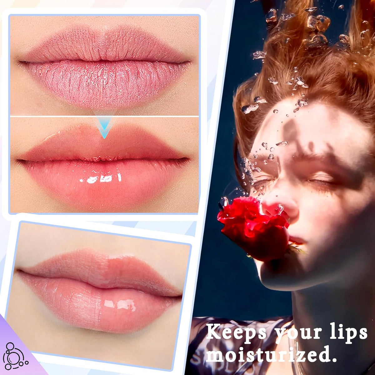 30PCS Moisturizing Lip Masks Set, Overnight Bulk Lip Patches, Long-lasting Hydrating Sleeping Lip Plumping Masks for Women 01