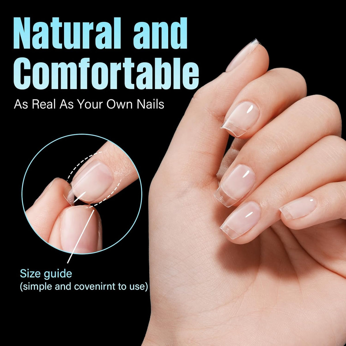 TOMICCA Extra Short Coffin Nail Tips, 240Pcs Half Matte Press on Full Cover Acrylic Nails, 12 Sizes Pre -Shape Soft Acrylic Fake Nail Tips for Nail Extension Art Home DIY Nail Salon