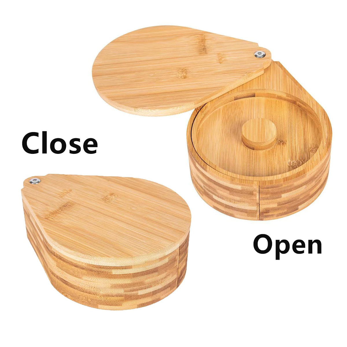 Jillmo Margarita Salt Rimmer Set Bamboo 3-Ties Cocktail Glass Rimmer, Party Bar Accessories (Sponge NOT INCLUDED)