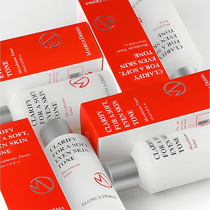 MADECA DERMA Microbiome Face Toner - Anti-Aging & Skin Barrier Strengthening with Microbiome, Hyaluronic Acid, and Centella Asiatica, Korean Skincare for Hydration, Balance & Skin Firming (5.07 fl oz)