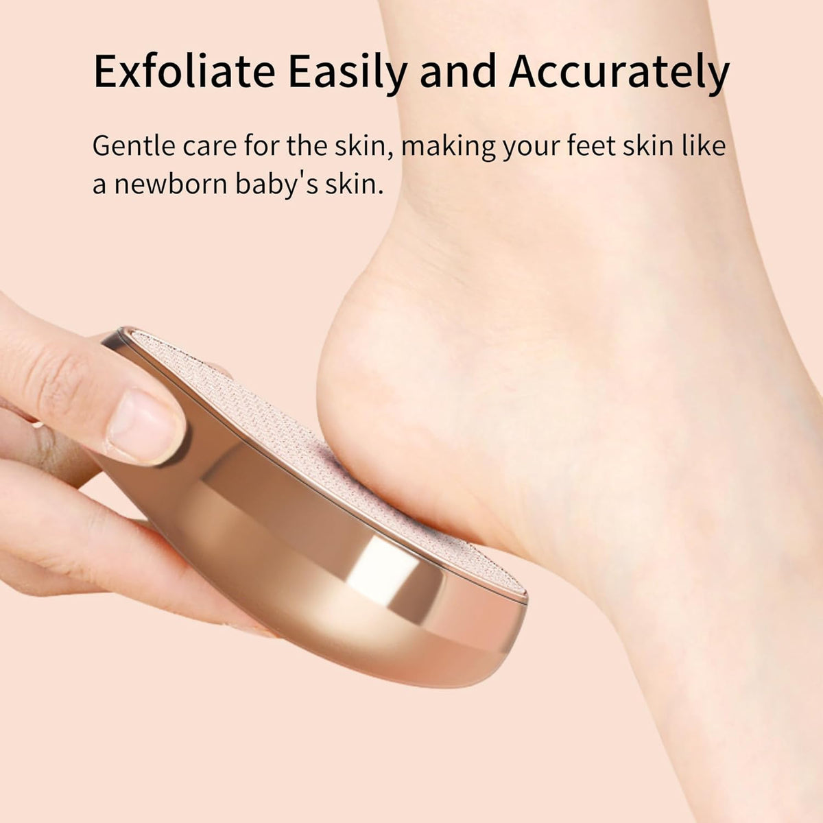 Nano Glass Foot File, Pedicure Tool and exfoliator, Glass Surface, Comfortable Hand and Foot Grinding Scraper for Wet and Dry feet, Removal Hard or Dead Skin, Suitable for Women or Men