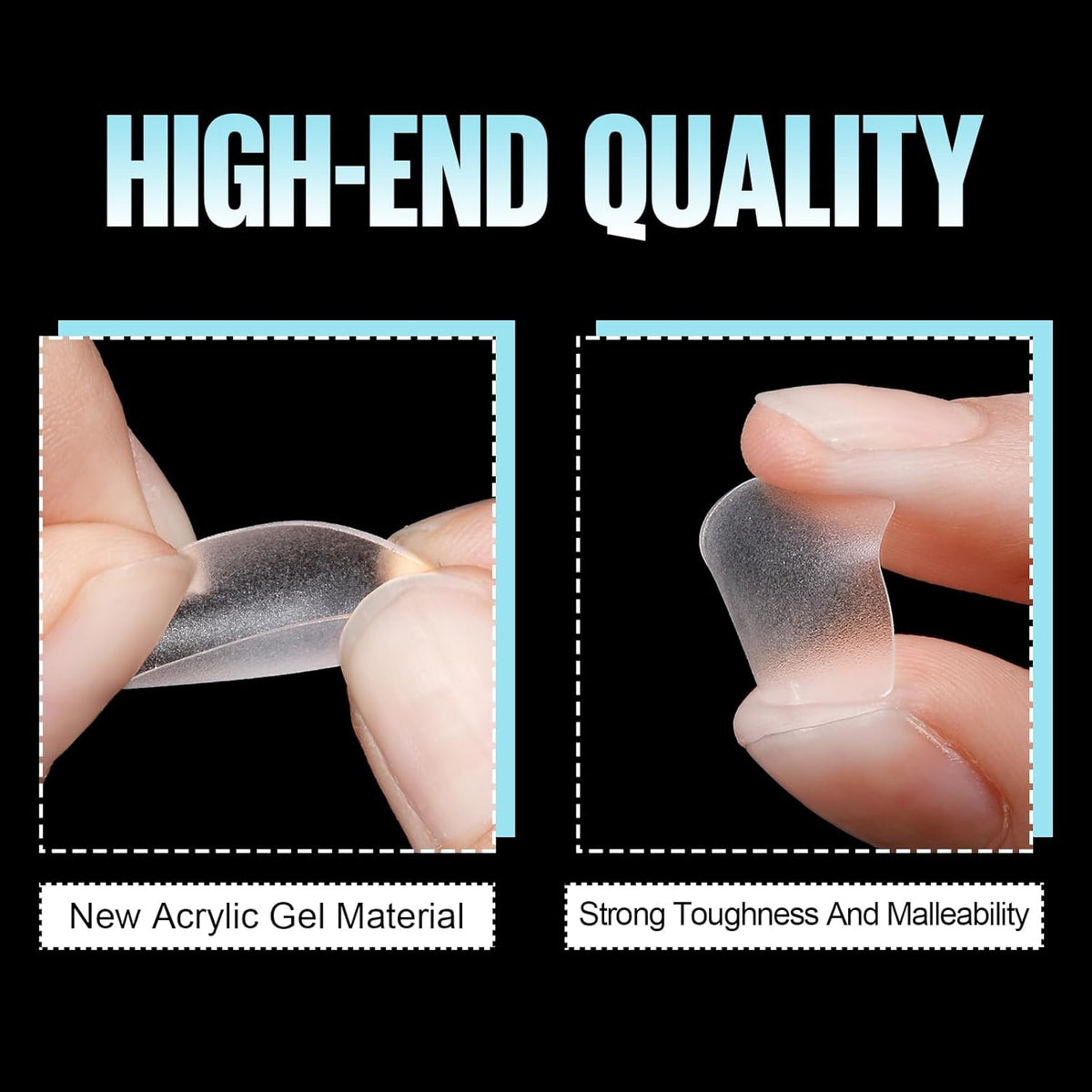 TOMICCA Extra Short Coffin Nail Tips, 360Pcs Extra Short Gel Tips Full Matte Soft Nails Tips, Fake Acrylic Coffin Nail Tips for Dip Powder Gel Polish 15 Sizes