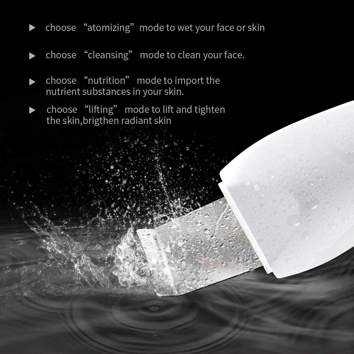 Face Lifting Machine for Blackhead Extractor Facial Deep Cleaning and Moisturizing Spray Tool（Spray with Upgrades）
